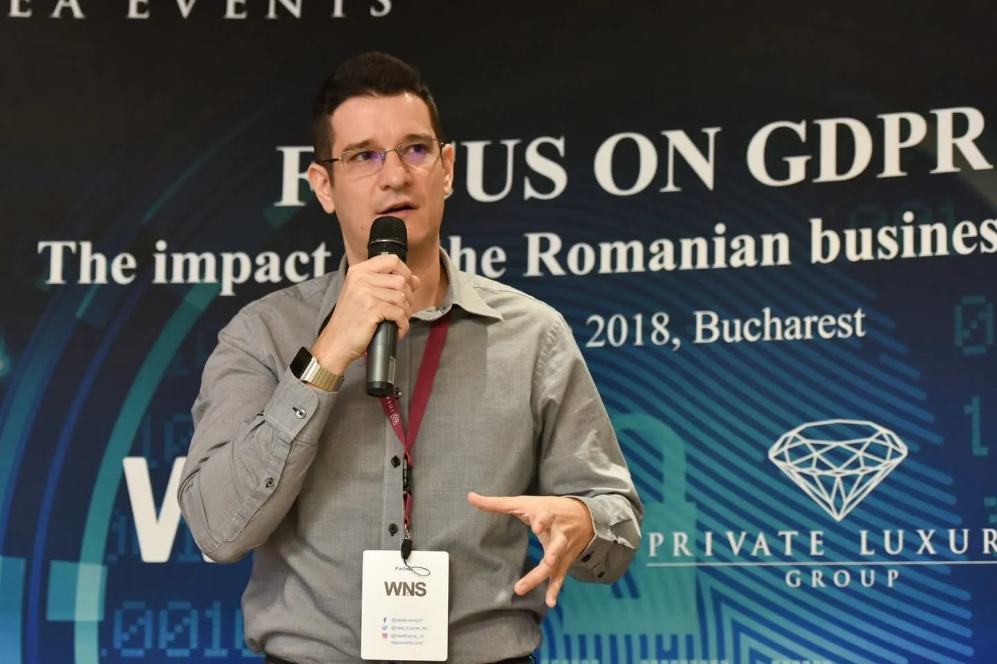 Fotografie de la „Blockchain, SSI și GDPR la București”