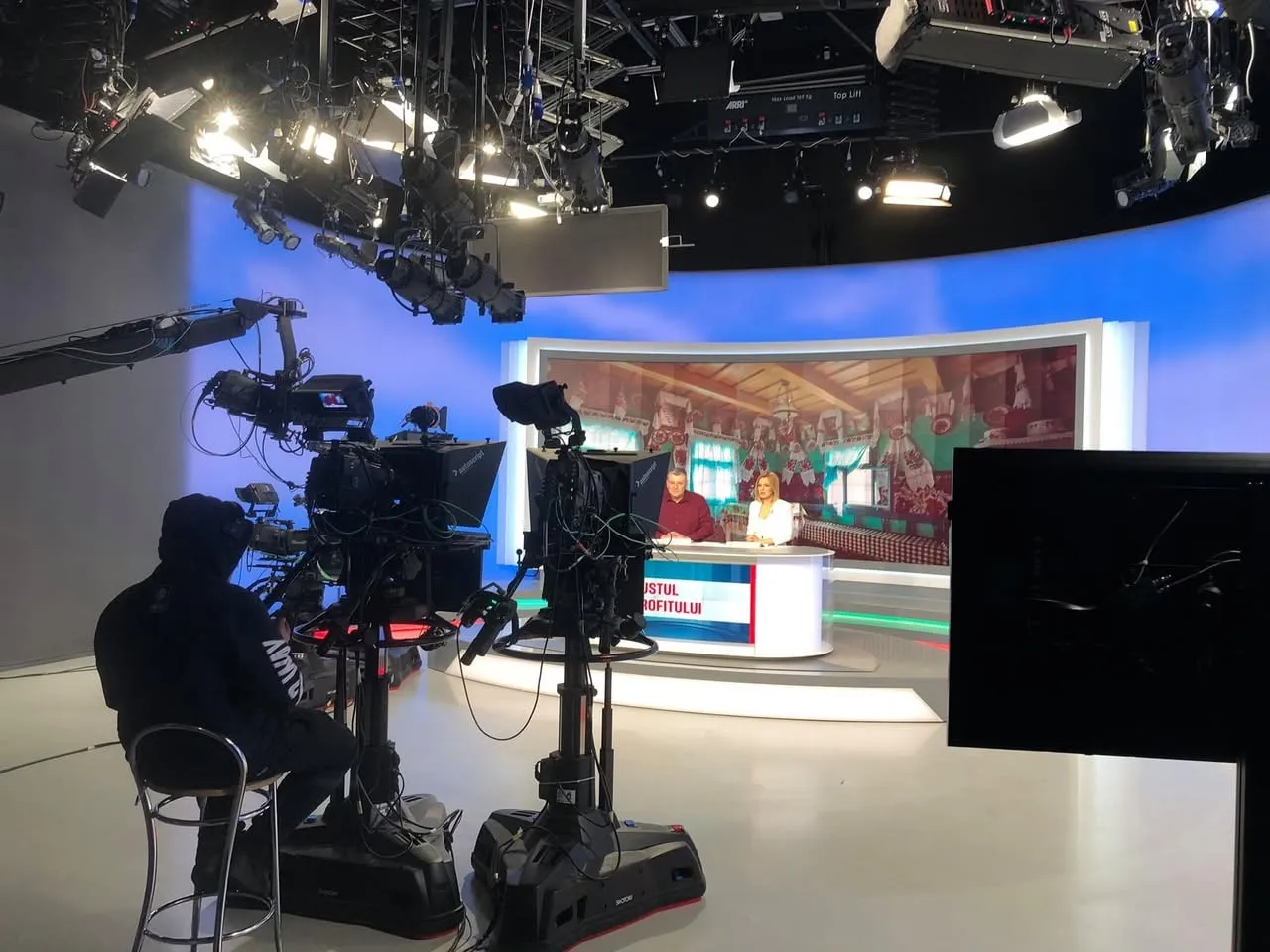 Photo from “Speaking on ProTV About Blockchain”